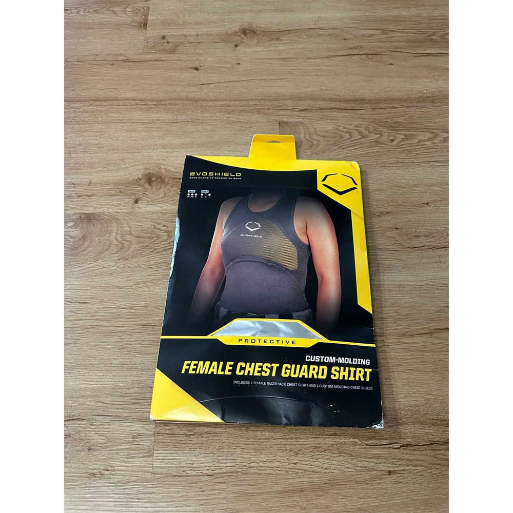 EvoShield Female Chest Guard Shirt Adult M Medium Softball Baseball Custom Mold